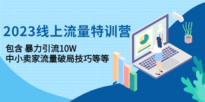 【副业项目4809期】2023线上流量特训营：包含暴力引流10W+中小卖家流量破局技巧等等-91集赚创业网